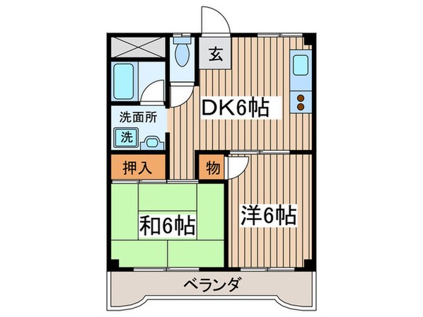 アビタシオン新瑞の物件間取画像